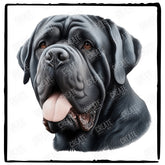Cute Dog Portrait Neapolitan Mastiff (3) Breed Design