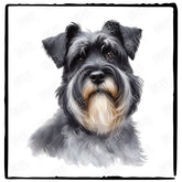 Cute Dog Portrait Sealyham Terrier (1) Breed Design