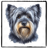 Cute Dog Portrait Skye Terrier (1) Breed Design