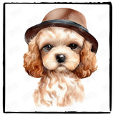 Cute Dog Cavapoo (5) Adorable Watercolour Puppy Design