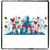 Bluey Christmas Disney Festive Libby Wrap Design