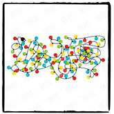 Tangled Christmas Lights Festive Libby Wrap Design