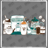 Coffee Lover Caffeine Aesthetic Libby Wrap Design
