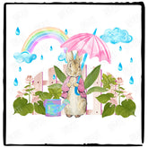 Peter Rabbit Flopsy Garden Cute Design