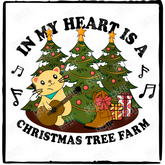 In My Heart Is A Christmas Tree Farm Taylor Swift Lyrics Design