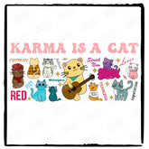 Karma Is A Cat Taylor Swift Music Album Lyrics Libby Wrap Design