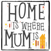 Home Is Where Mum Is Mother's Day Design