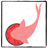 Japan Koi Fish Pattern Design