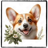 Cute Dog Pembroke Welsh Corgi Breed Design