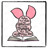 Pooh Bear Piglet Quote Book Statement