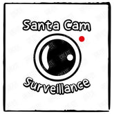 Santa Cam Surveillance Fun Festive Christmas Design