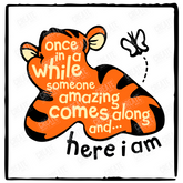 Pooh Bear Tiger Quote Book Statement