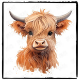 Cute Highland Cow Adorable Design