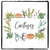 Cactuses Cactus Plants Pattern Design