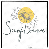 Garden Flower Sunshine Pattern Design