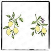 Garden Lemons Personalised Pattern Design