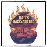 Dad's Backyard BBQ Pattern Design