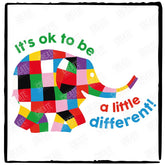 It's Okay To Be A Little Different Elmer Book Design