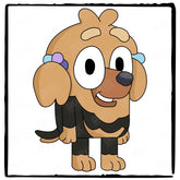 BLUEY Missy Australian Terrier Kids TV Design