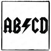 ABCD Band Cool Baby Pattern Design