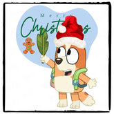 BLUEY Merry Christmas Bingo Xmas Design