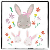 Easter Bunny Faces Design