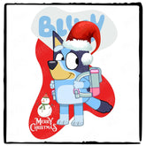 BLUEY Christmas Merry Xmas Design