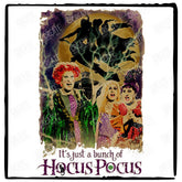 Just a Bunch Of Hocus Pocus Moon Silhouette Halloween Design