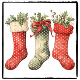 Christmas Socks Pattern Design