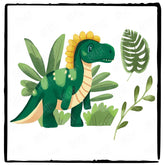 Dinosaur Dinos Rex Cute Kids Baby Pattern Design