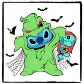 Halloween Stitch Ghostbusters Kids Cartoon Design