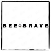 Bee Brave Bumblebee Pattern Design