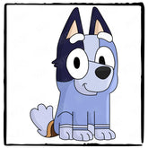 BLUEY Socks Cousin Blue Heeler Kids TV Design