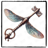 Harry Potter Wings Key Pattern Design