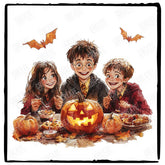 Harry Potter Themed Harry, Ron & Hermione Pattern Design