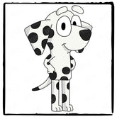 BLUEY Chloe Happy Blue Kids TV Design