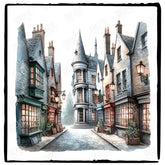 Harry Potter Gringotts Alley Pattern Design