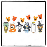 Bluey Characters Costumes Halloween Kids Design