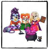 BLUEY Halloween Witches Design