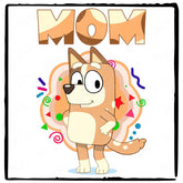 BLUEY Mom Chilli Blue Kids TV Design