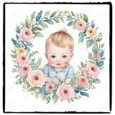 Blue Eyed Baby Boy Design