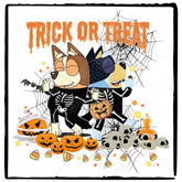 BLUEY Halloween Trick Or Treat Bingo & Bluey Design