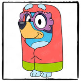 BLUEY Granny Janet Blue Kids TV Design