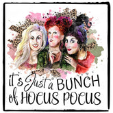 Hocus Pocus Sanderson Sisters Just a Bunch of Hocus Pocus Leopard Halloween Design