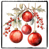 Christmas Ornaments Gifts Pattern Design