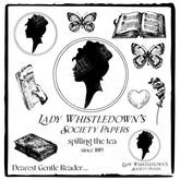 Bridgerton Lady Whistledown Spill the Tea Design