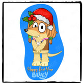 BLUEY Christmas Indy Happy New Year Xmas Design