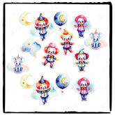 Collection of Party Clowns Design