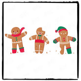 Christmas Ginger Bread Biscuit XMAS Design