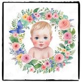 Spring Butterfly Baby Design